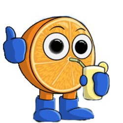 Half Orange Drinking Lemonade HODL Logo