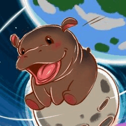 Moo Deng MOODENG Logo