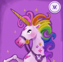 Velvet Unicorn by Virtuals VU Logo