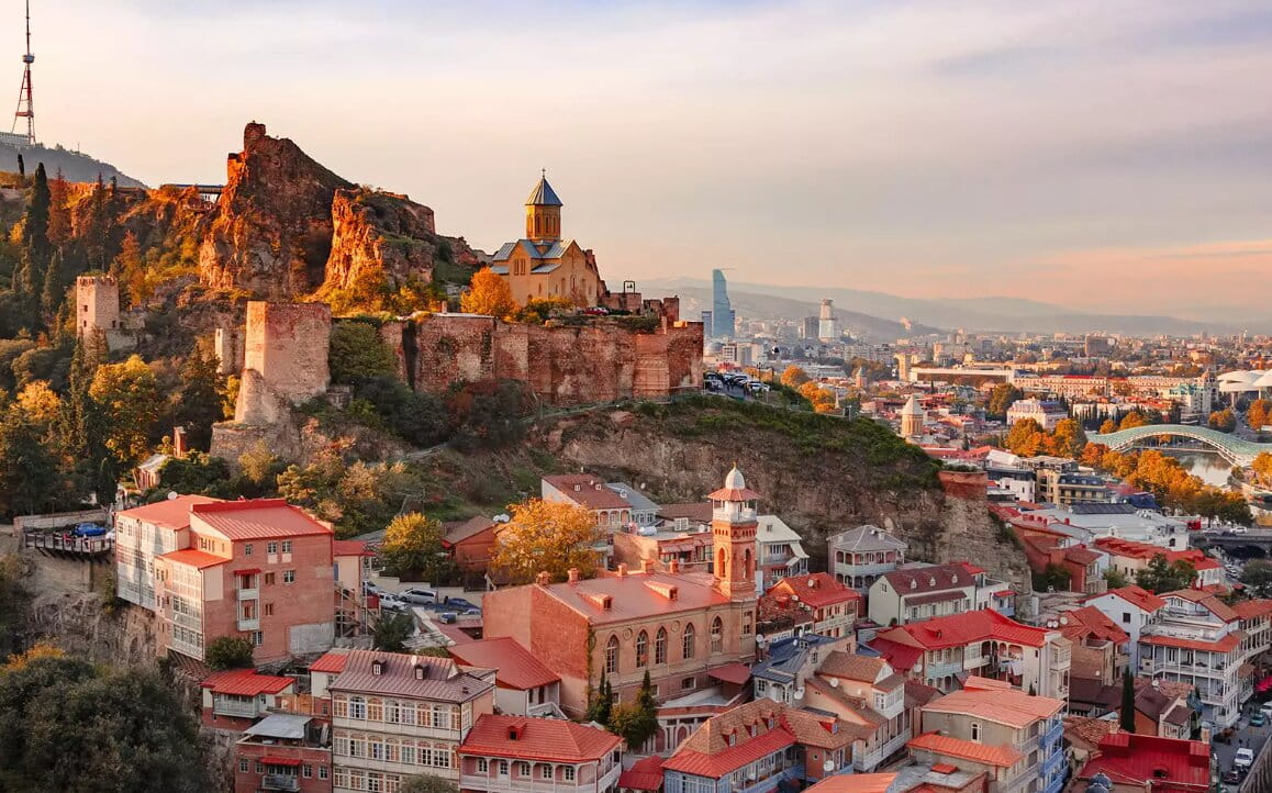 georgia capital tiblisi view