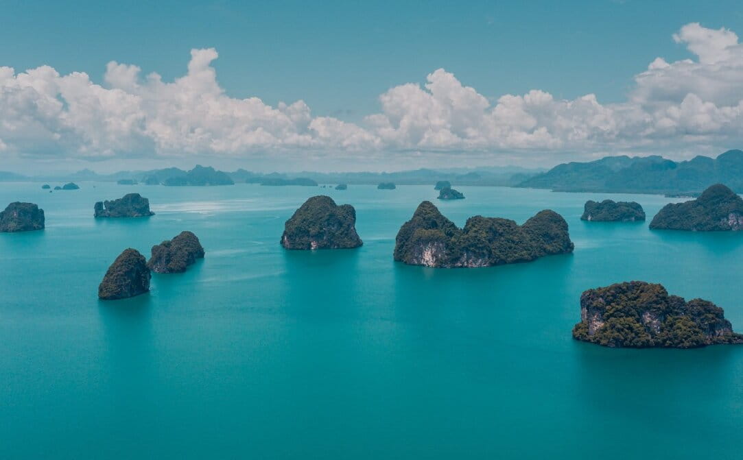 thailand country view(a tiny island group)